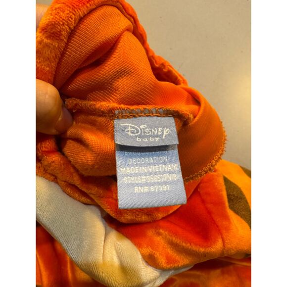 Disney Store Baby Tigger Halloween Costume Hooded Padded Belly 12 Months - Picture 4 of 5